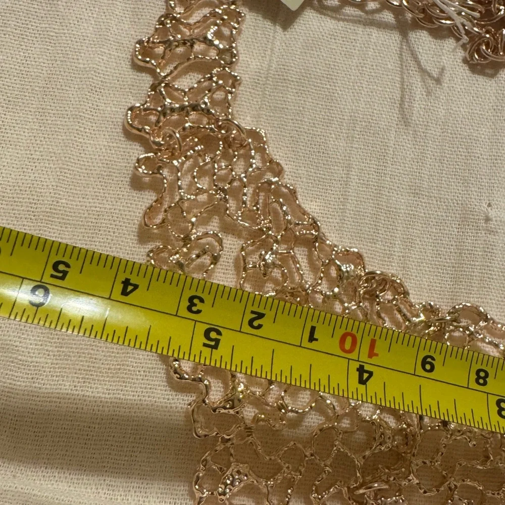 Amrita Singh Rose Gold Filigree Necklace
